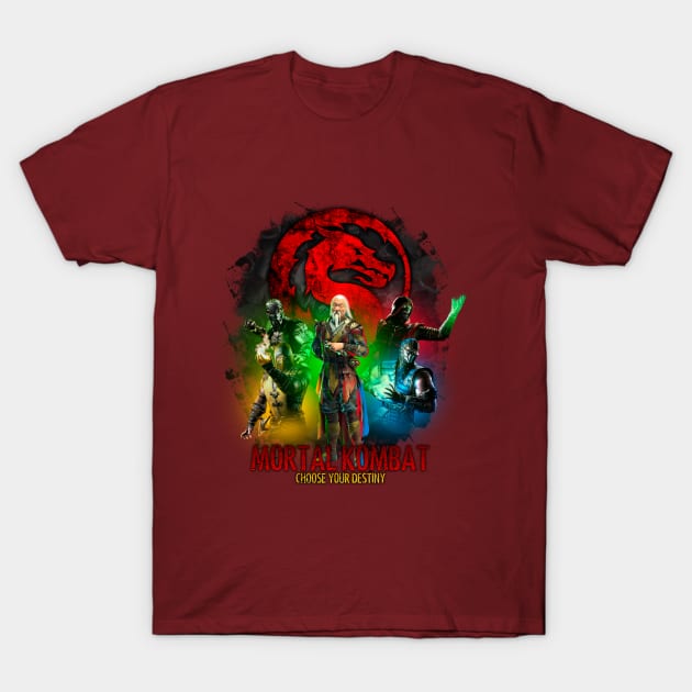 Mortal Kombat 2021 T-Shirt by Brom Store